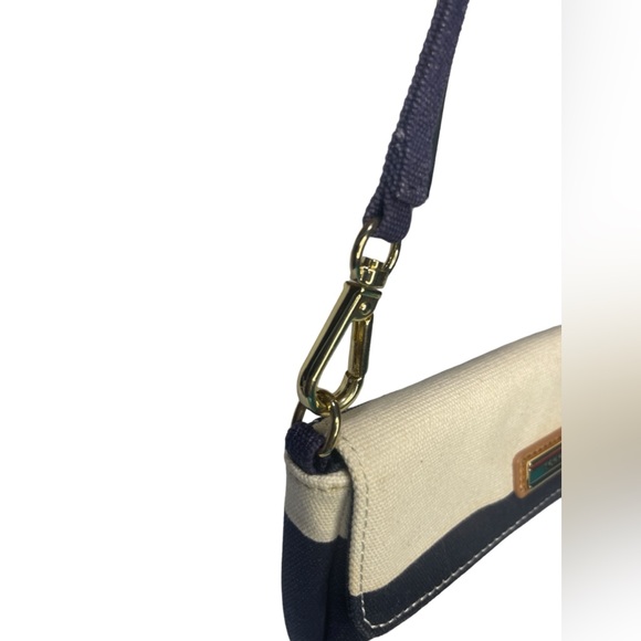 Tommy Hilfiger Blue & White Canvas Wristlet - Picture 3 of 8